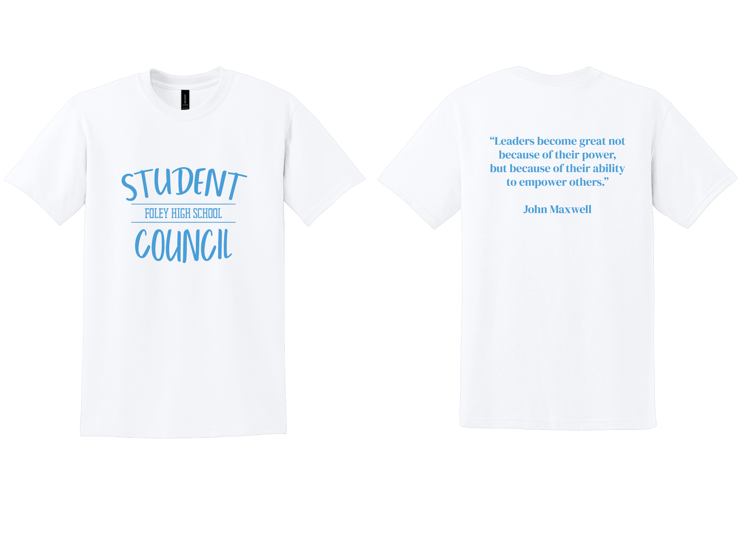 Featured T-shirt for Foley Student Council 2025